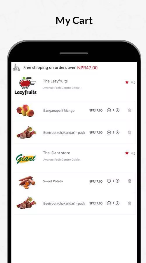 Hamro Basket - Grocery Ordering and Delivery Application screenshot 4
